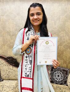 हमारी प्रतिभाशाली छात्रा राधिका अग्रवाल को हार्दिक बधाई!”