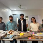 आर्किटेक्चर के बीआर्क तृतीय वर्ष के छात्रों ने किया इंटीरियर मटेरियल्स