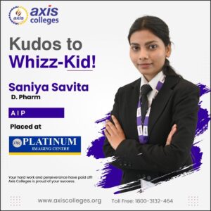 Axis Institute of Pharmacy की छात्रा सानिया सविता&hellip;